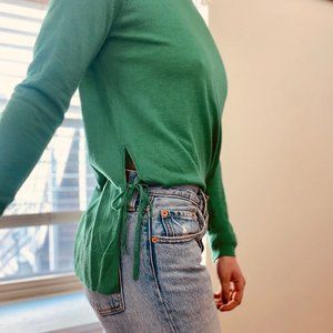 J Crew Green Sweater